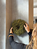 Krans van Iron Bush (blijvend groen) – Ø 30 cm