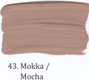 43. Mokka - zijdeglans lak waterbasis l'Authentique