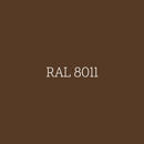 RAL 8011 Nut Brown - matte muurverf l'Authentique