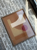 Art print in bruine houten lijst - Spice - B40 x H50 cm