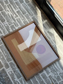 Art print in bruine houten lijst - Spice - B40 x H50 cm