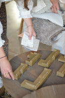 Bank Anneloes 4-zits - velours champagne/goud