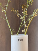 DutZ Collection cilindervaas wit - H50 x D10 cm