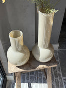 DutZ Collection vaas Meryna in taupe kleur - H30 x D18 cm