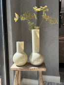 DutZ Collection vaas Meryna in taupe kleur - H30 x D18 cm