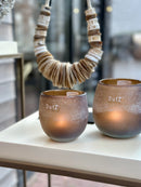 DutZ Collection windlicht Diva in matte amberkleur - H10 x D10 cm