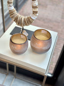 DutZ Collection windlicht Diva in matte amberkleur - H10 x D10 cm
