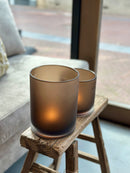 DutZ Collection windlicht Topaz mat - H19 x D15 cm