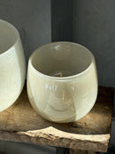 DutZ Collection windlicht in beigekleur - H15 x D15 cm