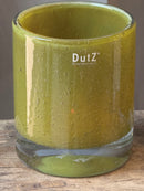 DutZ Collection windlicht in geelgroene kleur - D13 x H16 cm - Chartreuse