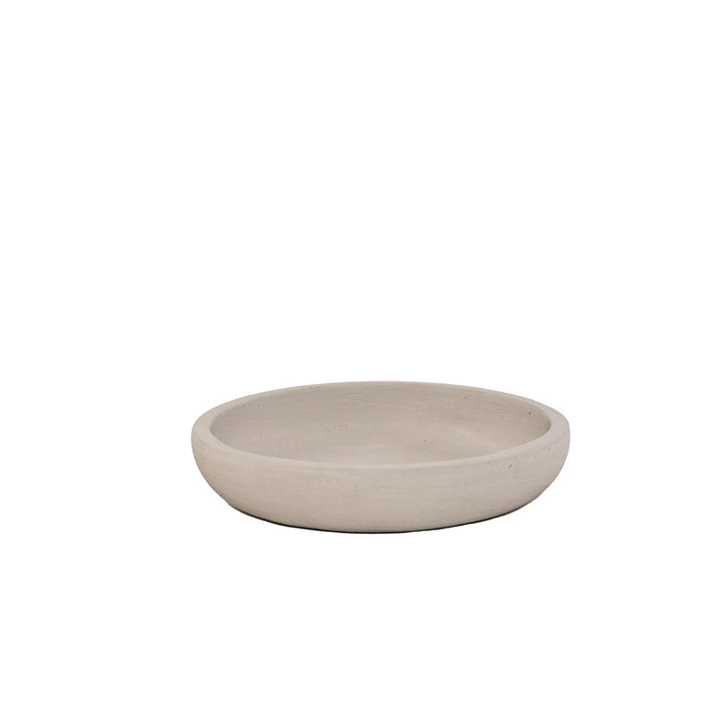 STILL Collection schaal van cement - TAUPE - D45 x H8 cm
