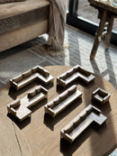 Bank Anneloes 4-zits - velours champagne/goud