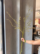 Groene kunsttak met kleine besjes - 130 cm