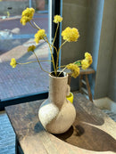 Groene tak met mosbollen groenbruin - 90 cm