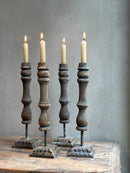 Kandelaar Sisi - Verweerd hout -