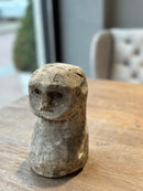 Gelukspop van steen - 10x9x18 cm