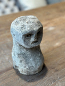 Gelukspop van steen - 10x9x18 cm