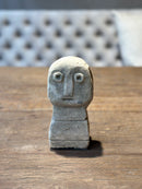 Gelukspop van steen - 8x6x16 cm