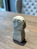 Gelukspop van steen - 8x6x16 cm