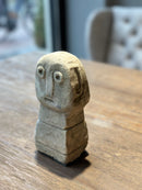 Gelukspop van steen - 8x6x16 cm