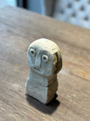 Gelukspop van steen - 8x6x16 cm