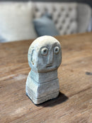 Gelukspop van steen - 8x6x16 cm