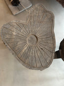 Bijzettafeltje boomstam van vergrijsd hout