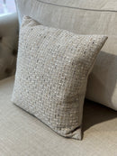 Beigekleurig kussen met stiksels - Tival Sand CLAUDI - 45x45 cm