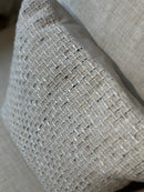 Beigekleurig kussen met stiksels - Tival Sand CLAUDI - 45x45 cm