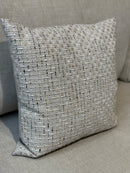 Beigekleurig kussen met stiksels - Tival Sand CLAUDI - 45x45 cm