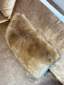 Faux-bont kussen in karamelkleur - 30x50 cm - Julia Otter Brown