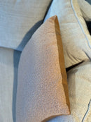 Kussen van koperkleurige bouclé stof - 50x50 cm - Tanja Copper