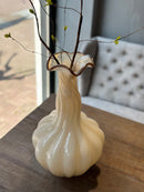 Vaas Bolgheri in beigekleur - 24x45 cm