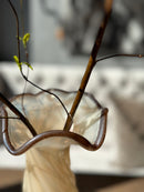 Vaas Bolgheri in beigekleur - 24x45 cm