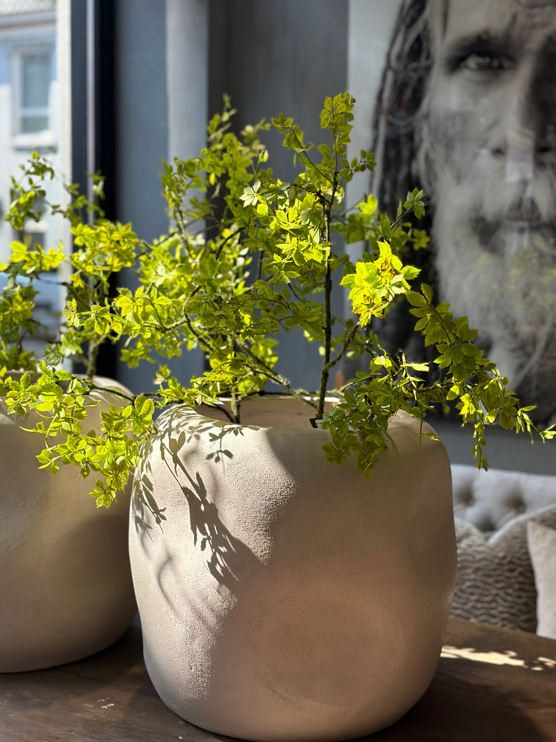 Pot Mancha met deuken in kleur brown - 40x38 cm