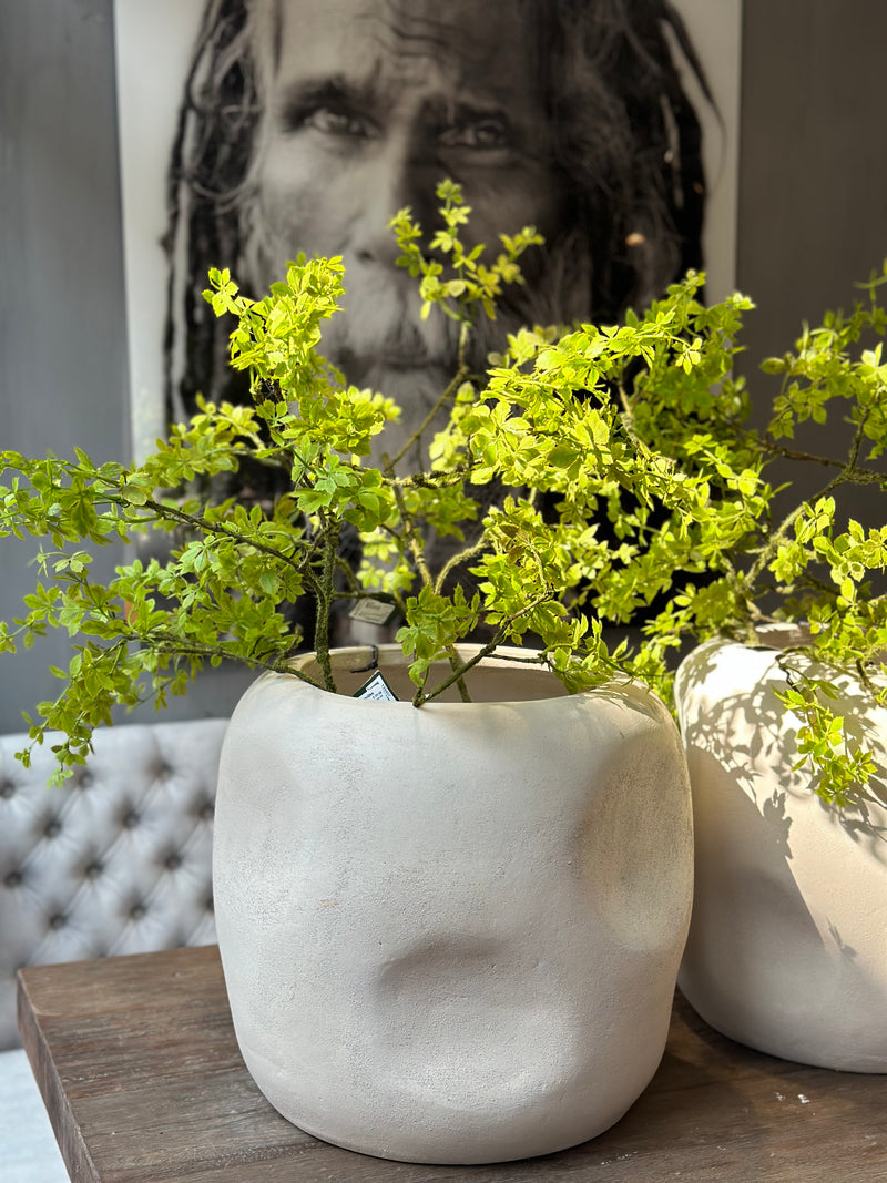 Pot Mancha met deuken in kleur brown - 40x38 cm