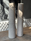 Hoge smalle vaas Soave - light brown - 17x76 cm