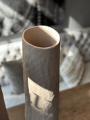 Hoge smalle vaas Soave - light brown - 17x76 cm