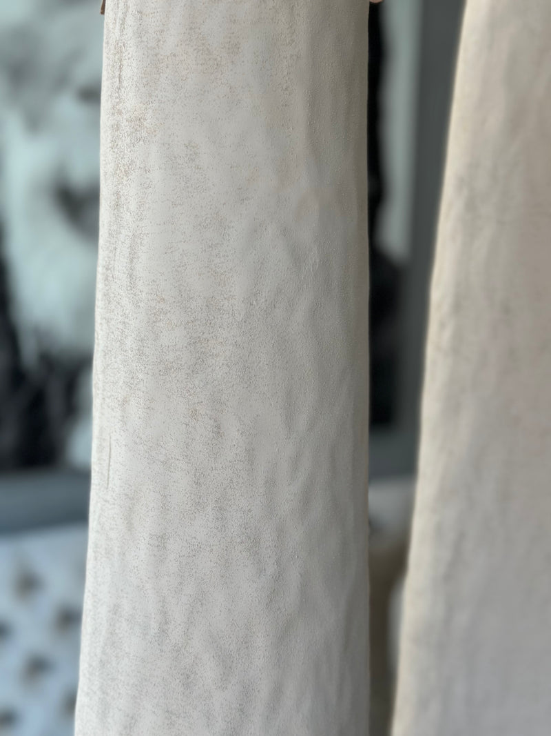 Hoge smalle vaas Soave - light brown - 17x76 cm