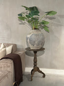 Wijntafel van vergrijsd hout - D50 x H75 cm