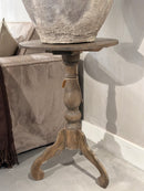 Wijntafel van vergrijsd hout - D50 x H75 cm