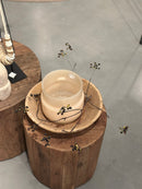 Schaal van naturel hout - D33 x H9 cm