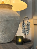 Schelpenketting van grijze schelpjes - H40 x B17 cm