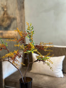 Kunsttak met oranje besjes - 100 x 55 cm