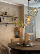 Kunsttak Hazelaar met gelige staartjes – 170 cm