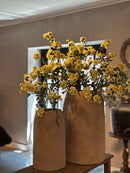 Kunsttak met gele roosjes – 143 cm