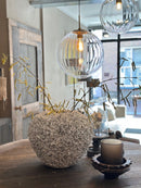 XXL witte koraal-vaas - H50 x D 40 cm