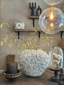 XXL witte koraal-vaas - H50 x D 40 cm