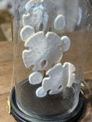 Stolp met zand dollar schelpjes - D17 x H29 cm