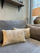 Goud fluffy kussen - Elgia Gold CLAUDI - 30x45 cm